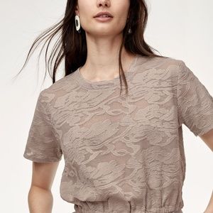 Aritzia Piaf tee in Oak (white)